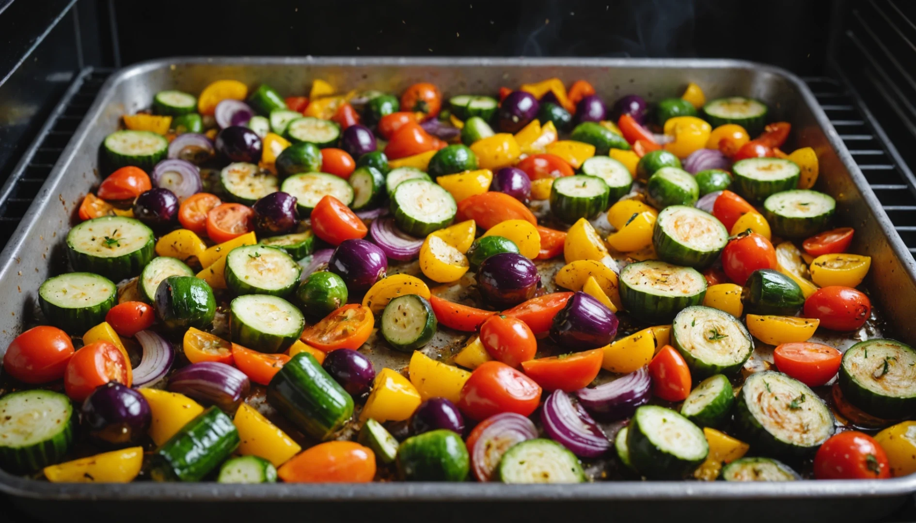 légumes rôtis confits au four