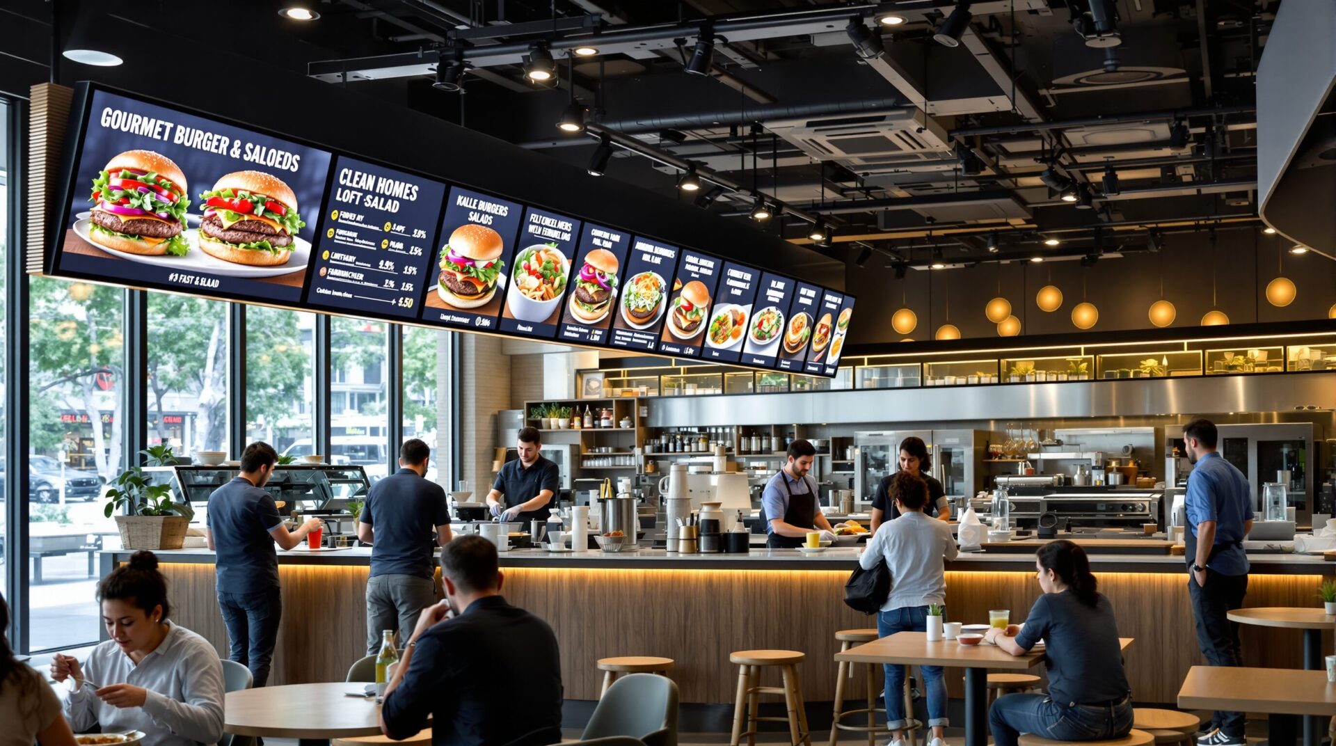combien coute d'ouvrir un fast food