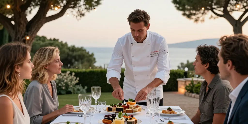 Événement gastronomique à Saint-Tropez : réussir chaque réception privée