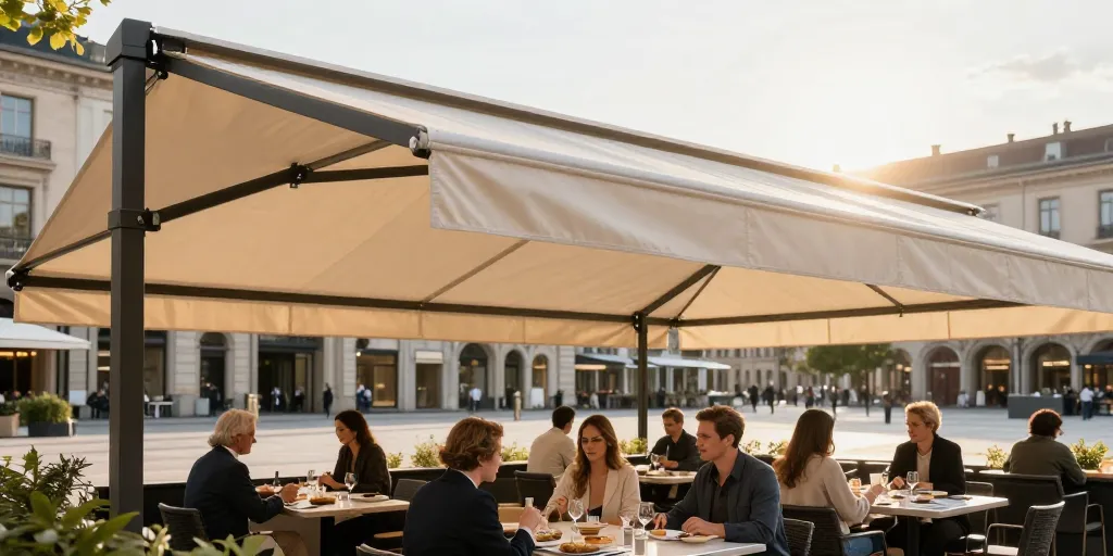 store banne restaurant